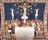 Pietro Lorenzetti Canvas Paintings - Crucifixion